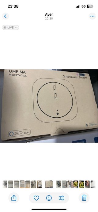 Kit Alarma WiFi Hogar Caravana Garaje 16 Piezas