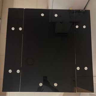 Tavolo da cucina estensibile in vetro moderno