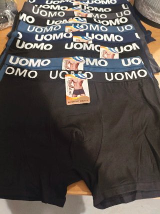 Pack 12 Calzoncillos UOMO Algodón Talla 3XL