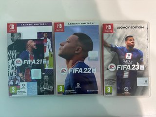 Pack 3 Juegos FIFA 21, 22 y 23 (Nintendo Switch)