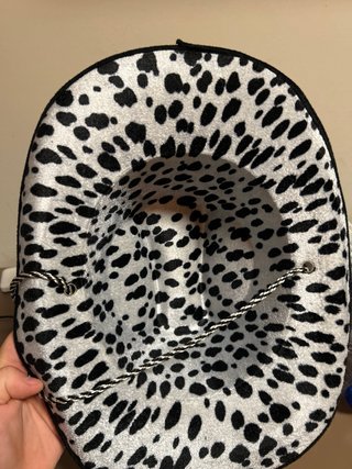 Sombrero de vaquero con estampado de dálmata