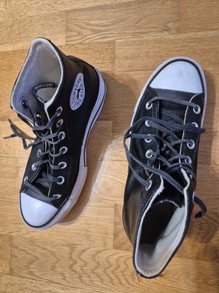 Zapatillas Converse Altas Negras Talla 37