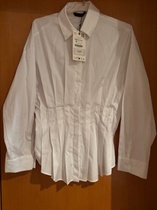 Camisa Blanca Zara Talla XS