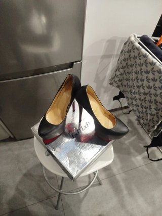 Zapatos Tacón Christian Louboutin Negros
