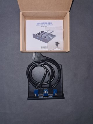 Panel frontal USB 3.0 de 3.5 pulgadas para PC
