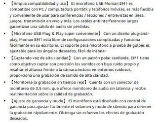 Micrófono Condensador PC · Nuevo a estrenar
