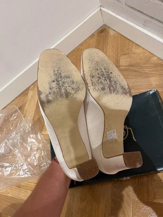 Tacones Blancos Pequero talla 38