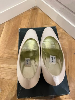 Tacones Blancos Pequero talla 38
