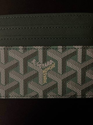 Cartera Goyard Gris y Verde