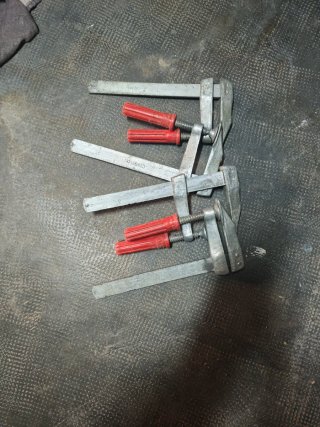 Set de 4 Sargentos de Apriete Metálicos