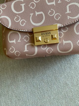 Mochila Guess Rosa y Dorada