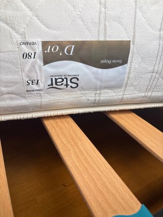 Somier y colchón 135cm