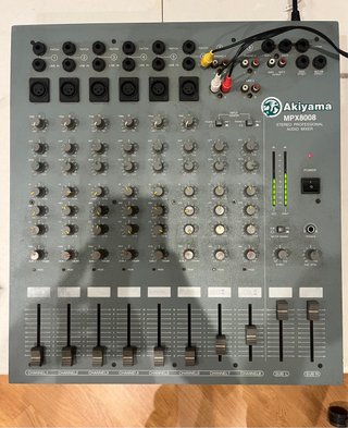 Akiyama MPX8008 Mesa de Mezclas 8 canales