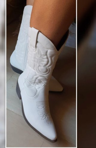 Botas Camperas Blancas