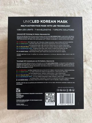 Máscara LED Unicskin a estrenar
