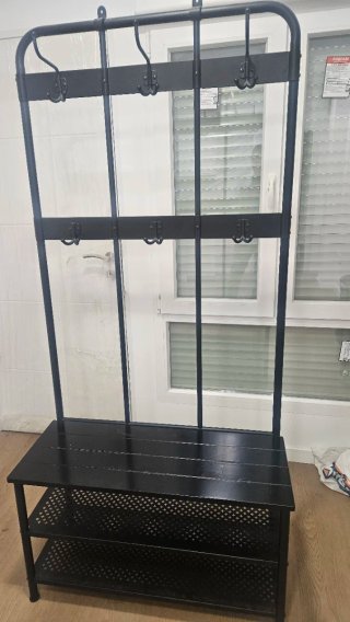 Zapatero con perchero PINNIG Ikea