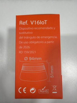 Baliza Luz emergencia geolocalizada