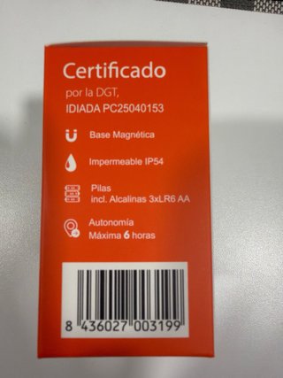 Baliza Luz emergencia geolocalizada