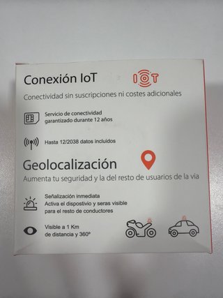 Baliza Luz emergencia geolocalizada