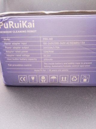 Robot Limpiacristales Automático PuRuiKai PRK-M8