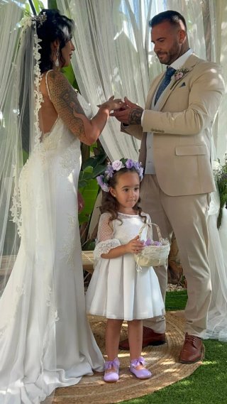 Traje de Novia Blanco Comprado 2026