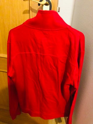 Sudadera Gant Roja Punto Fina Talla M