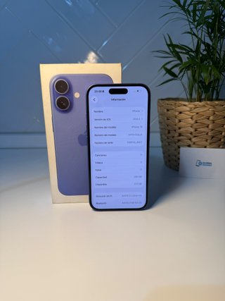 iPhone 16 256gb 91% Batería ORIGINAL IMPOLUTO