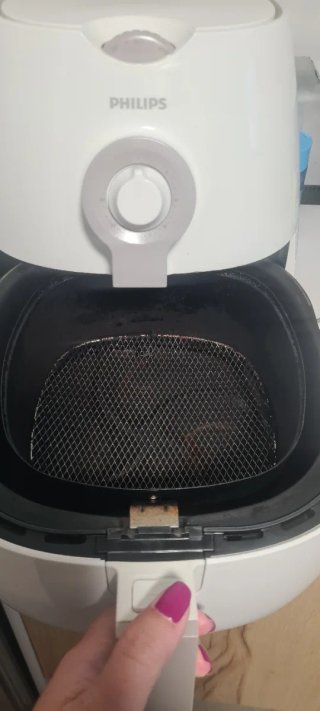 Freidora de aire Philips blanca