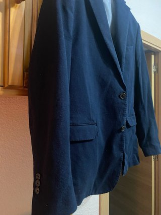 Chaqueta de hombre azul