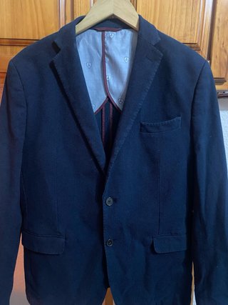 Chaqueta de hombre azul