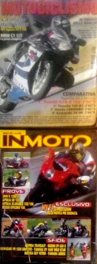 Riviste n°7 Quattroruote + n°6 Riviste Moto.Usate.