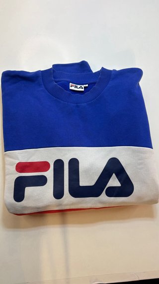 Sudadera Oversized Fila Azul y Roja unisex
