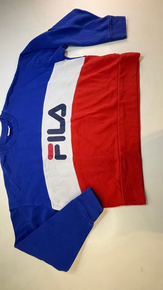 Sudadera Oversized Fila Azul y Roja unisex