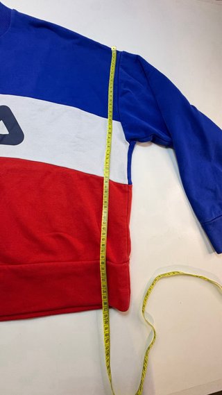 Sudadera Oversized Fila Azul y Roja unisex