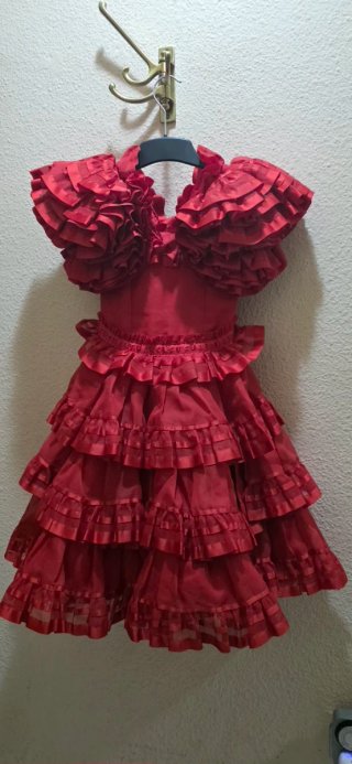 Traje de Gitana Rojo