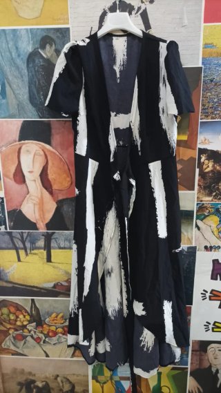 Vestito donna con apertura frontale