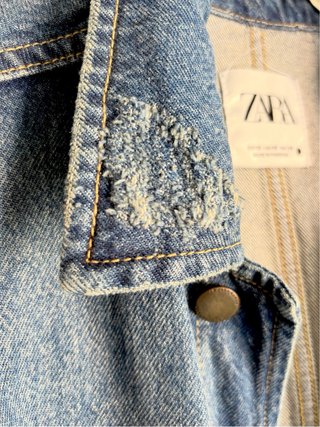 Chaqueta Vaquera oversize Zara XS