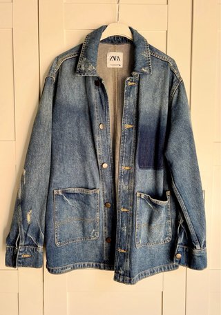Chaqueta Vaquera oversize Zara XS