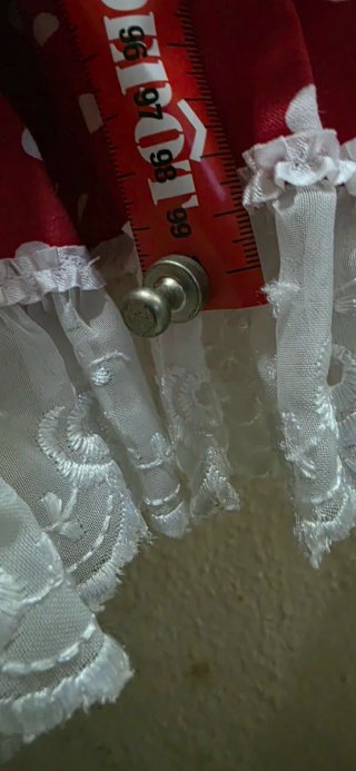 Traje de gitana rojo con lunares blancos