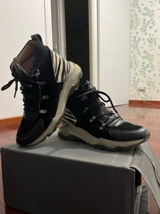 Botines Hispanitas de Piel Negros