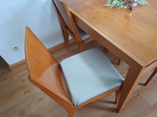 Comedor completo madera cerezo madera natural