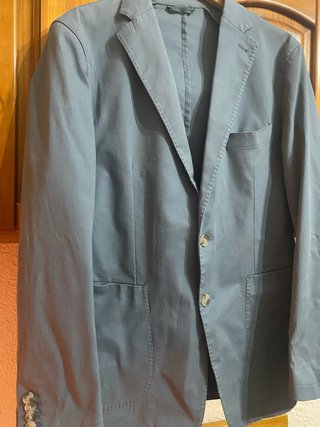 Chaqueta de hombre azul