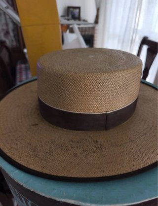 Sombrero Panama Beige y Marrón