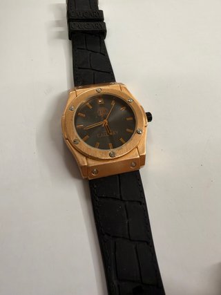 Reloj Calgary Oro Rosa y Negro