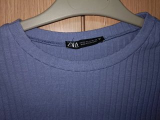 Conjunto Zara canalé lila Talla M