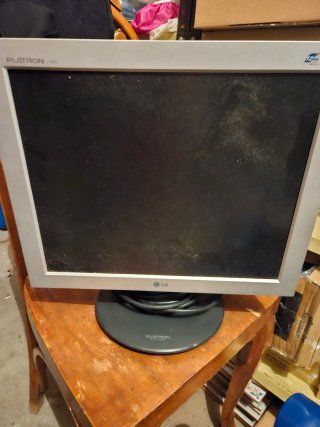 Carrito para ordenador y monitor LG 17 Y teclado