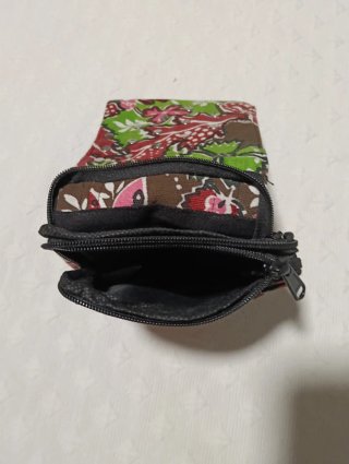 Falda y monedero estampado floral