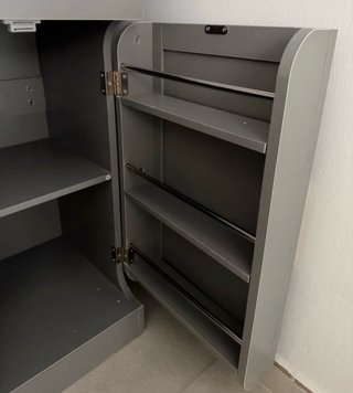 Aparador de cocina gris