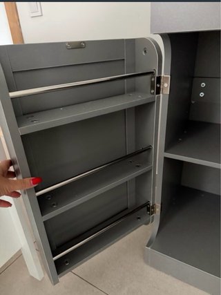 Aparador de cocina gris
