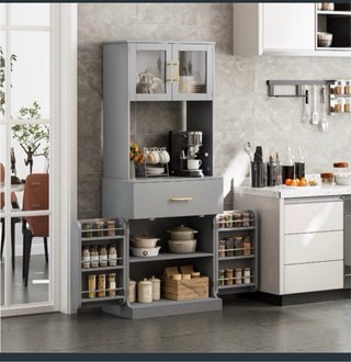 Aparador de cocina gris